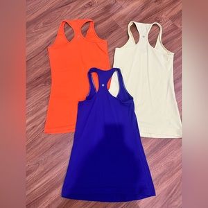 3 Lululemon tank tops